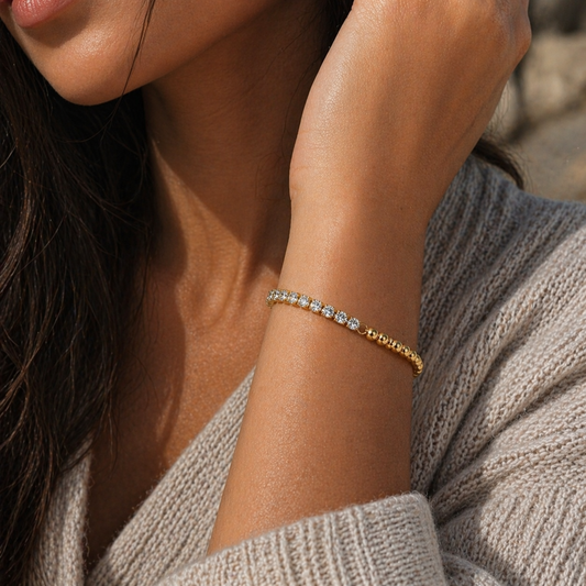 ALINA Gold Bracelet worn – CCaura