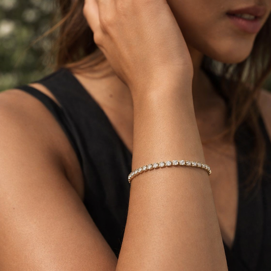 ARIA TENNIS GOLD BRACELET