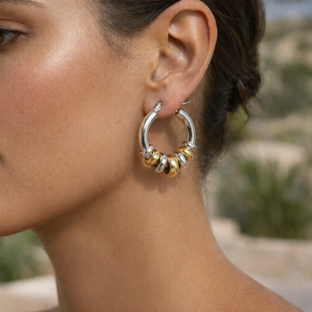 OASIS TWO TONE HOOPS