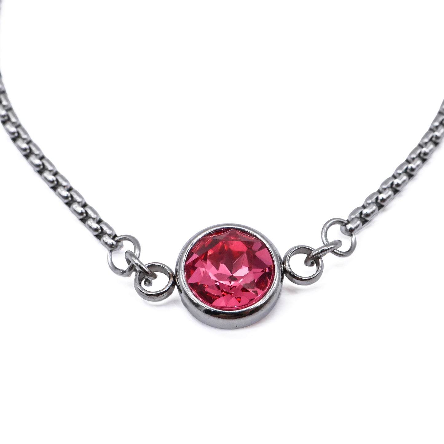 RUBY Silver Bracelet stacked – CCaura