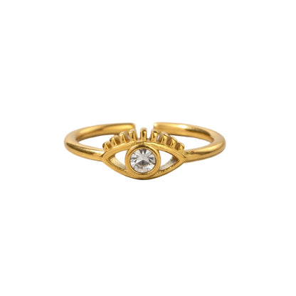 AURA EYE GOLD RING