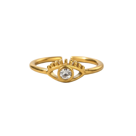 AURA EYE GOLD RING
