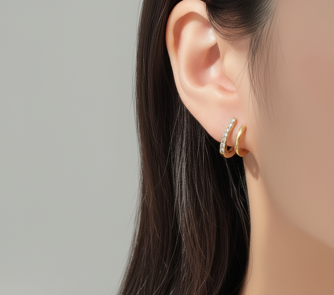 RADIANT LINK MINI HOOPS