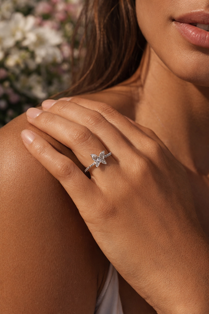 AURA BUTTERFLY RING