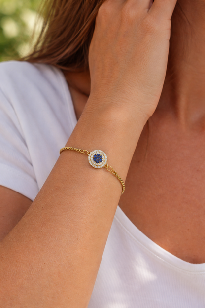 MIRA CHARM GOLD BRACELET