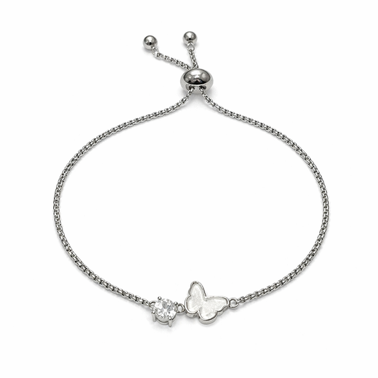 AURORA CHARM SILVER BRACELET
