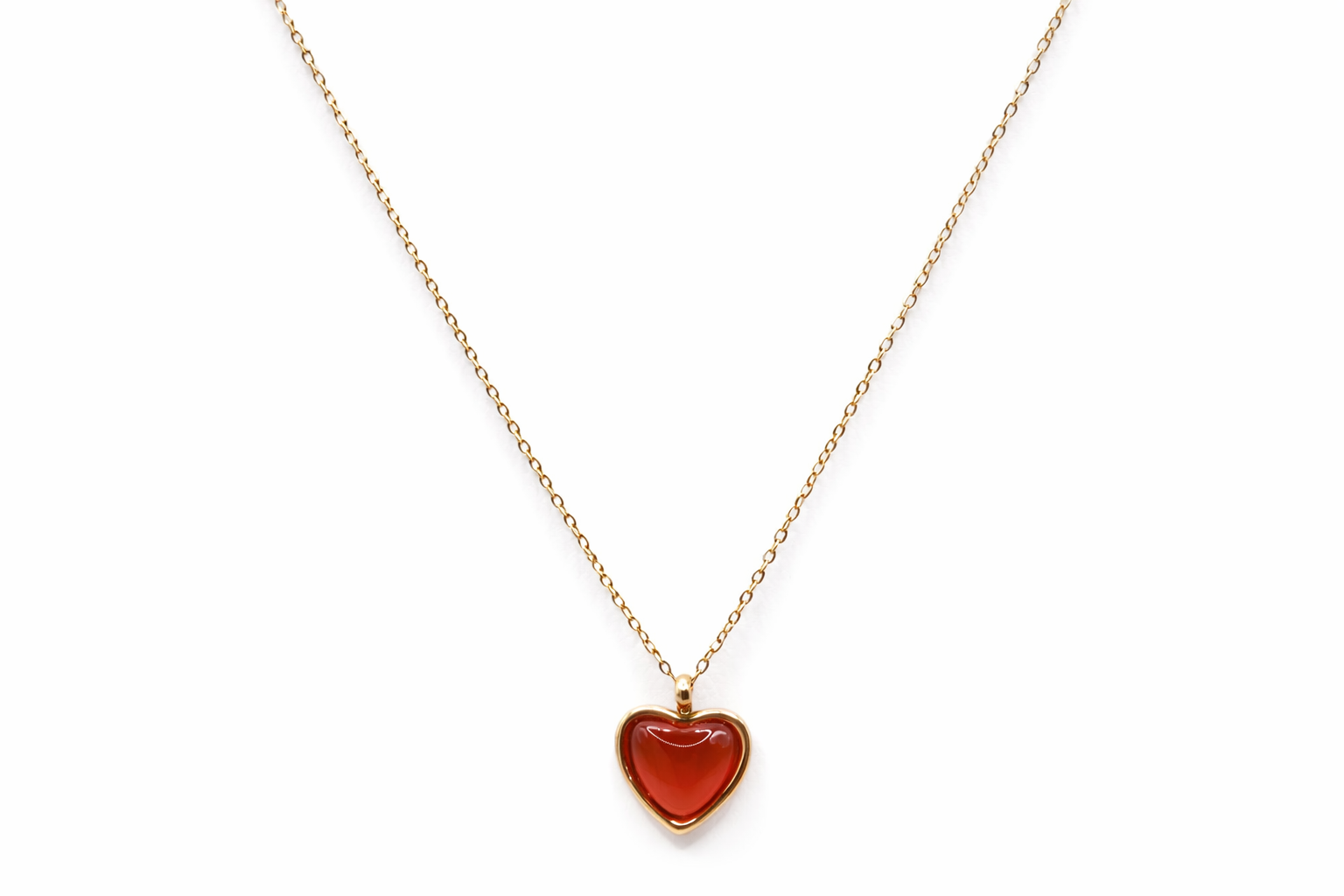 AMARA HEART GOLD NECKLACE