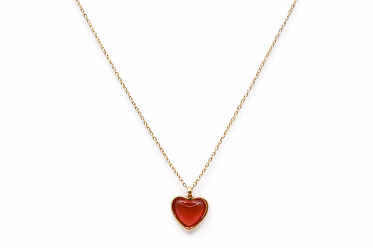 AMARA HEART GOLD NECKLACE