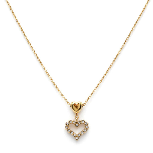 EVARA HEART GOLD NECKLACE