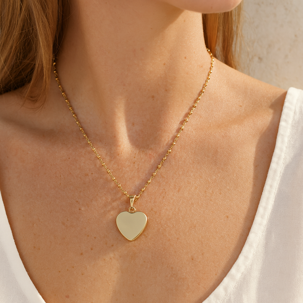CARO HEART PENDANT NECKLACE