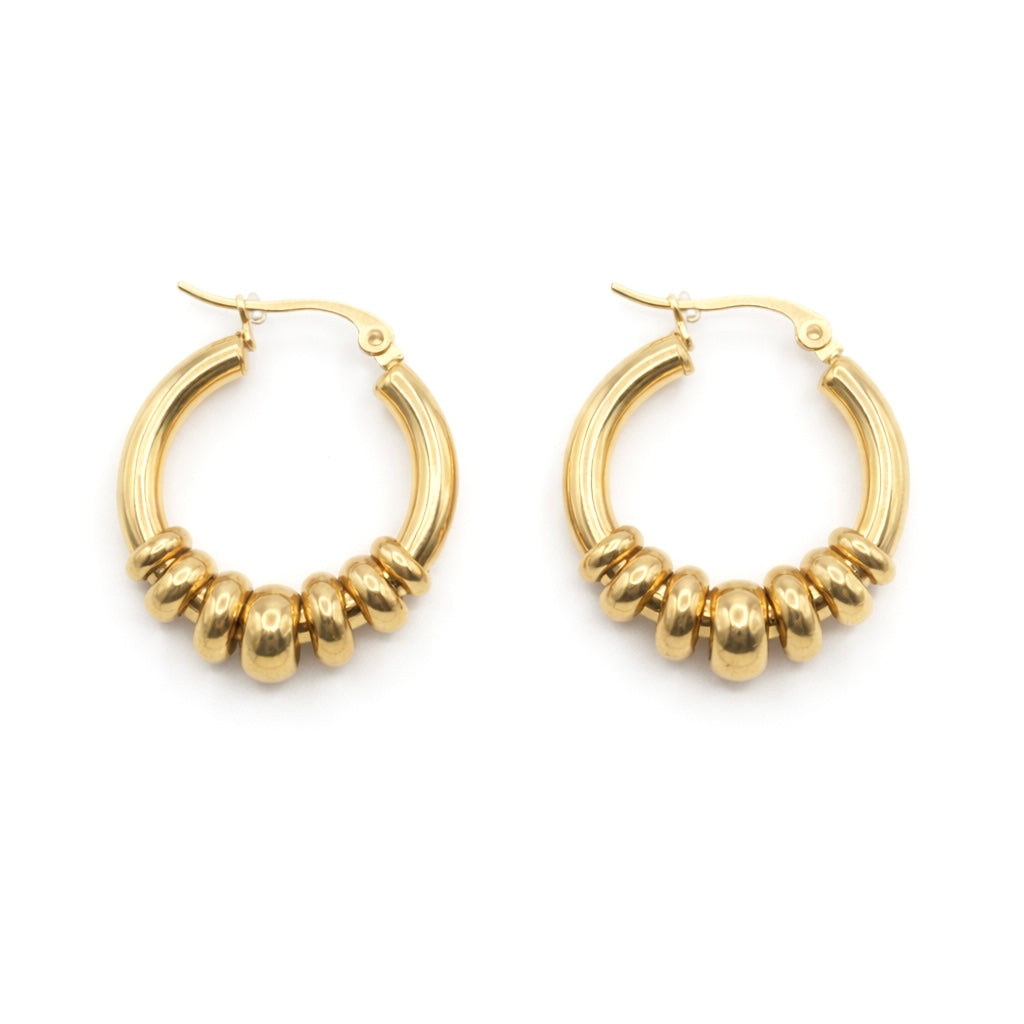 OASIS GOLD HOOPS
