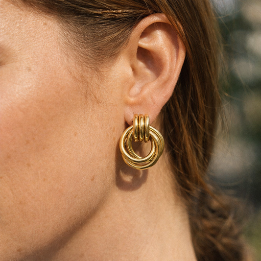 SELENE GOLD EARRINGS