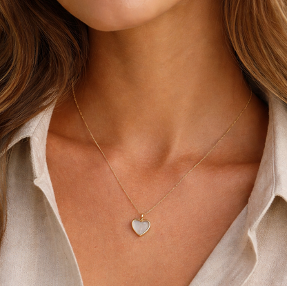 SIENA HEART GOLD NECKLACE