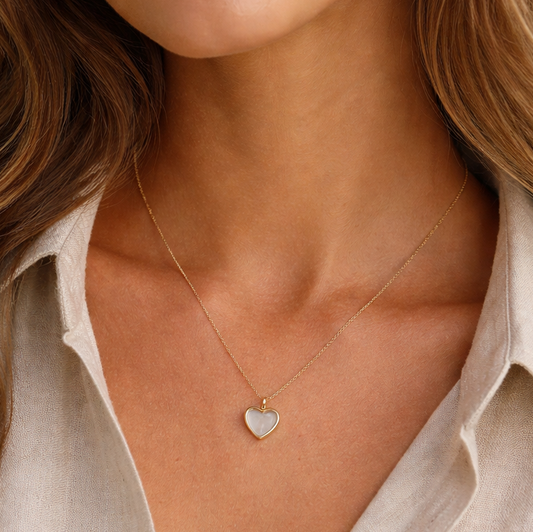 SIENA HEART GOLD NECKLACE