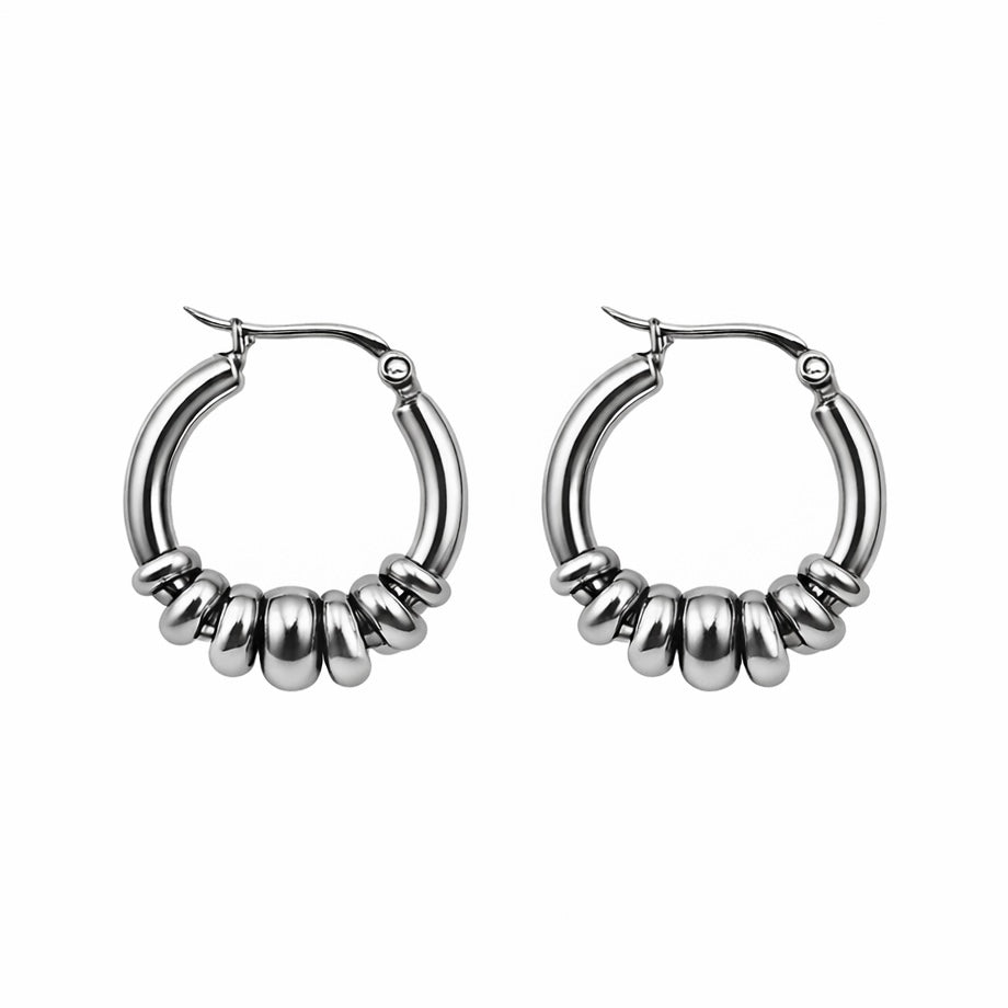 OASIS SILVER HOOPS