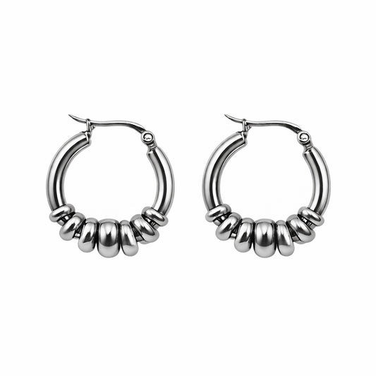 OASIS SILVER HOOPS