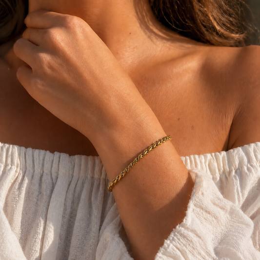 LEAH LINK GOLD BRACELET