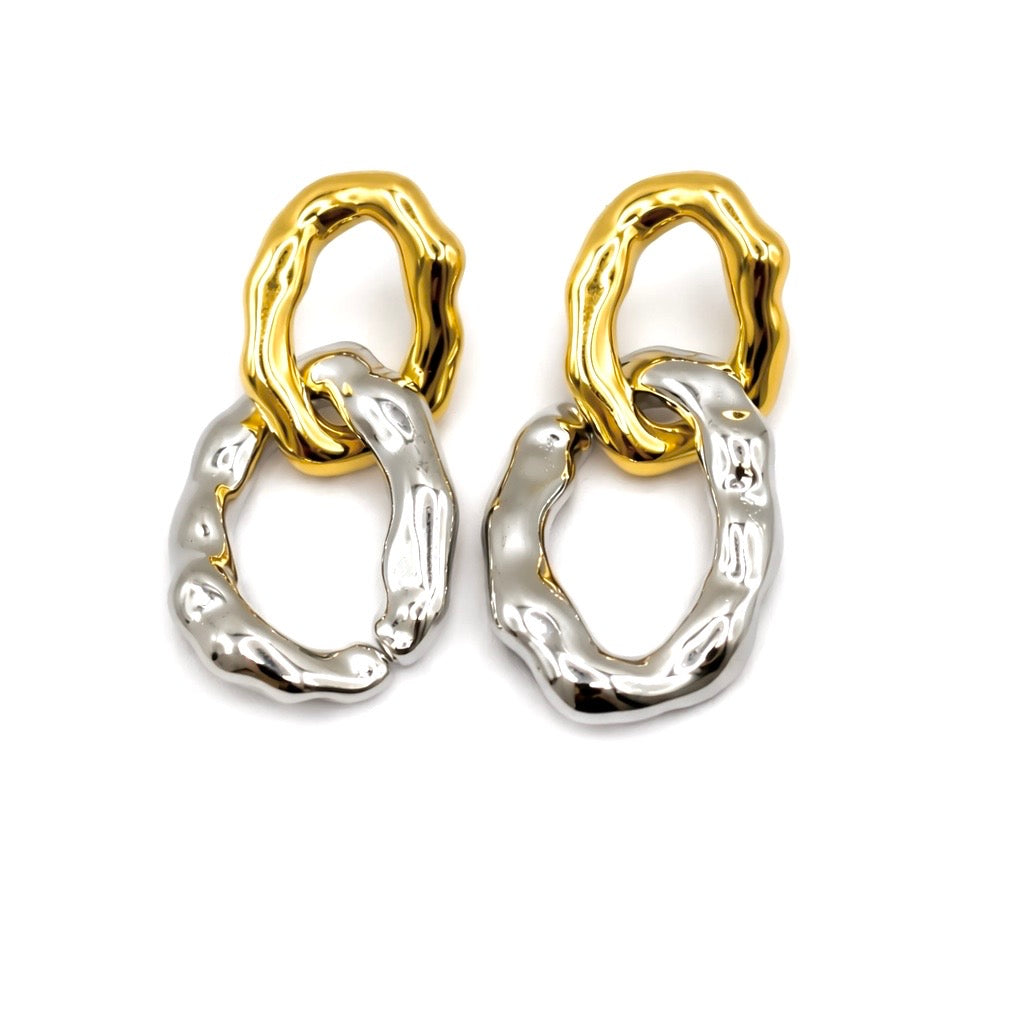 AURA LINK DROP EARRINGS