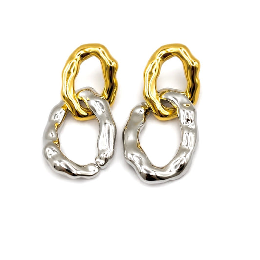 AURA LINK DROP EARRINGS