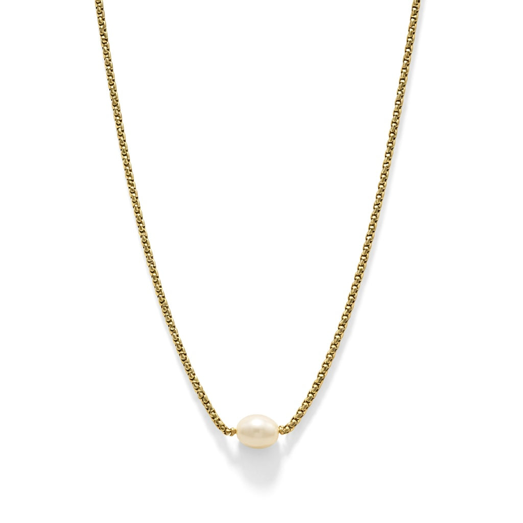 HESTIA PEARL GOLD NECKLACE