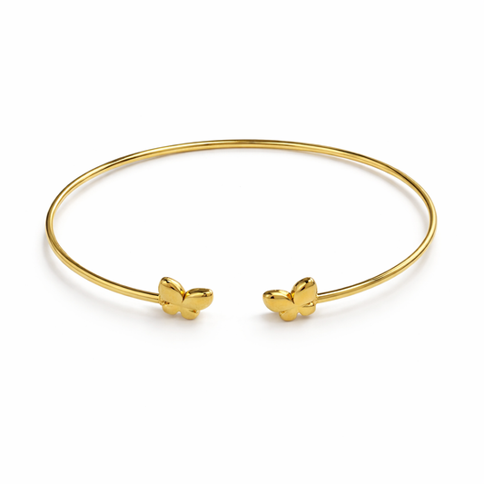DIVINE BUTTERFLY GOLD CUFF