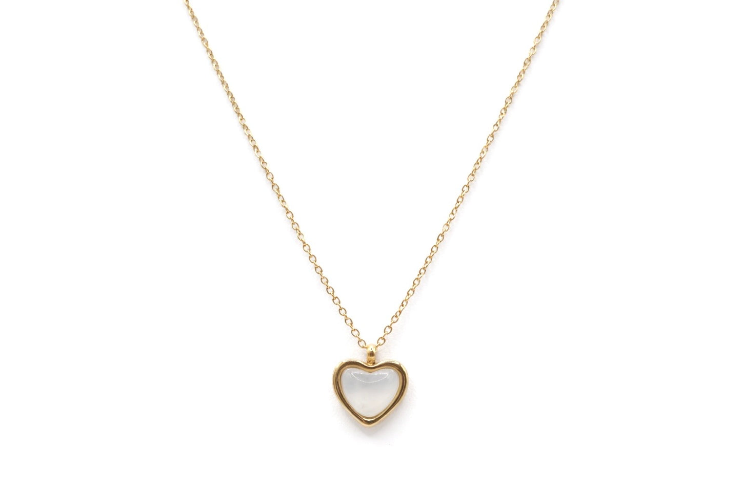 SIENA HEART GOLD NECKLACE