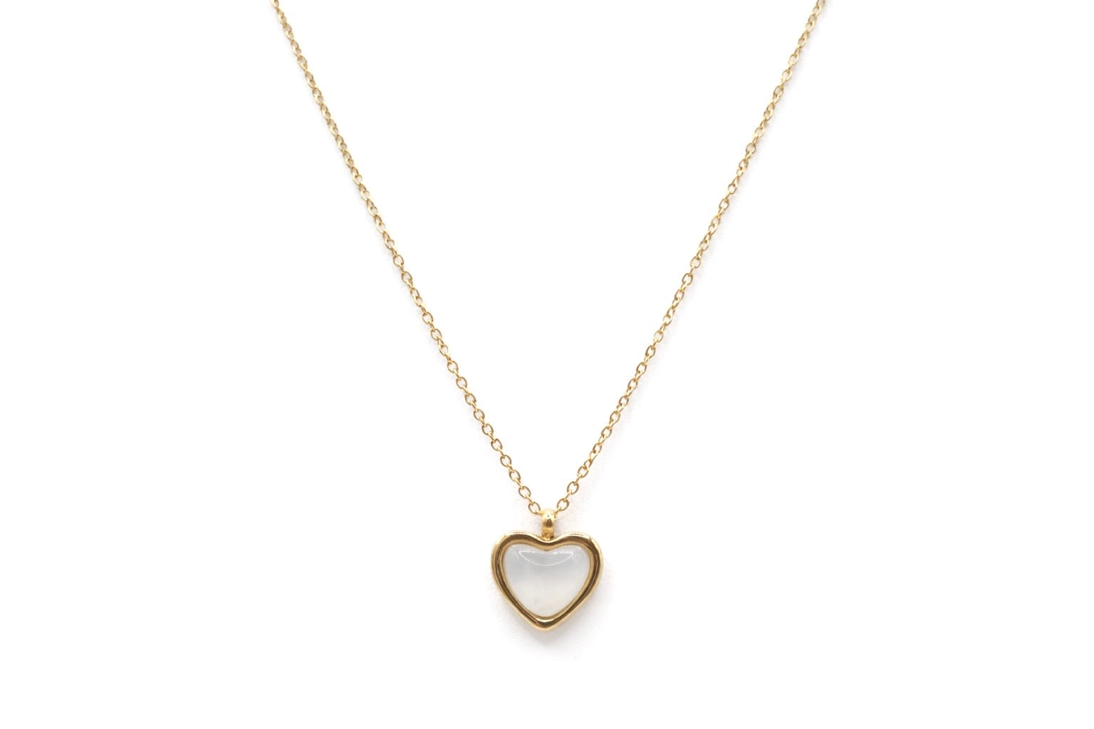 SIENA HEART GOLD NECKLACE