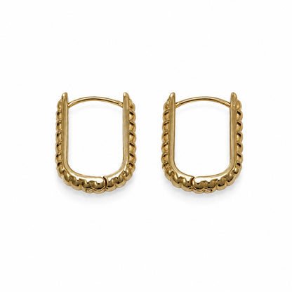 JUNO TEXTURED GOLD HUGGIES