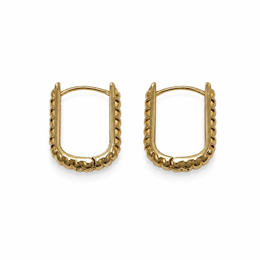 JUNO TEXTURED GOLD HUGGIES