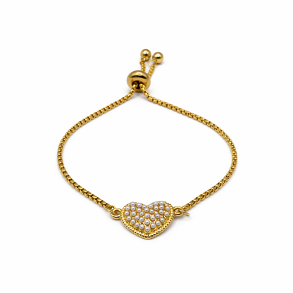 CARDEA HEART GOLD BRACELET