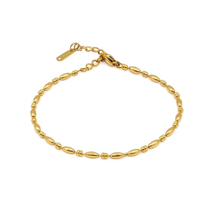 LUCIA GOLD BEAD BRACELET