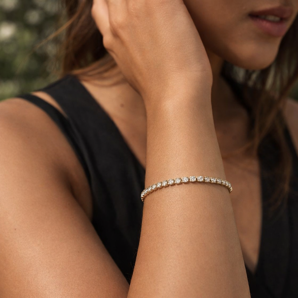 ARIA TENNIS GOLD BRACELET