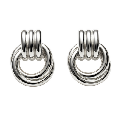 MILA SILVER HOOPS