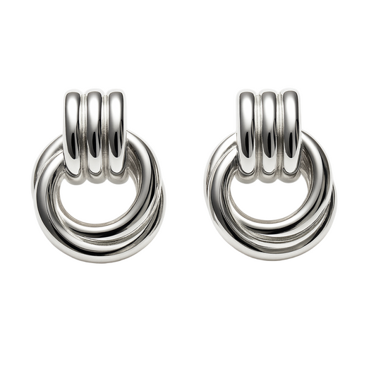 MILA SILVER HOOPS