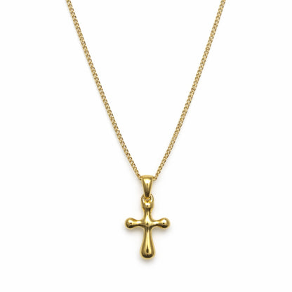 TRINITY CROSS GOLD NECKLACE