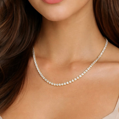 ARIA TENNIS GOLD NECKLACE