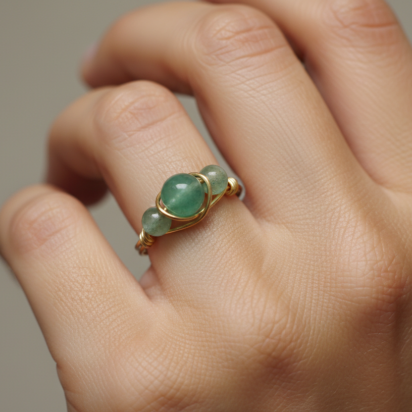 JADE HALO RING