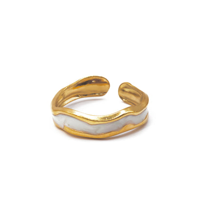 LUMI GOLD CUFF RING