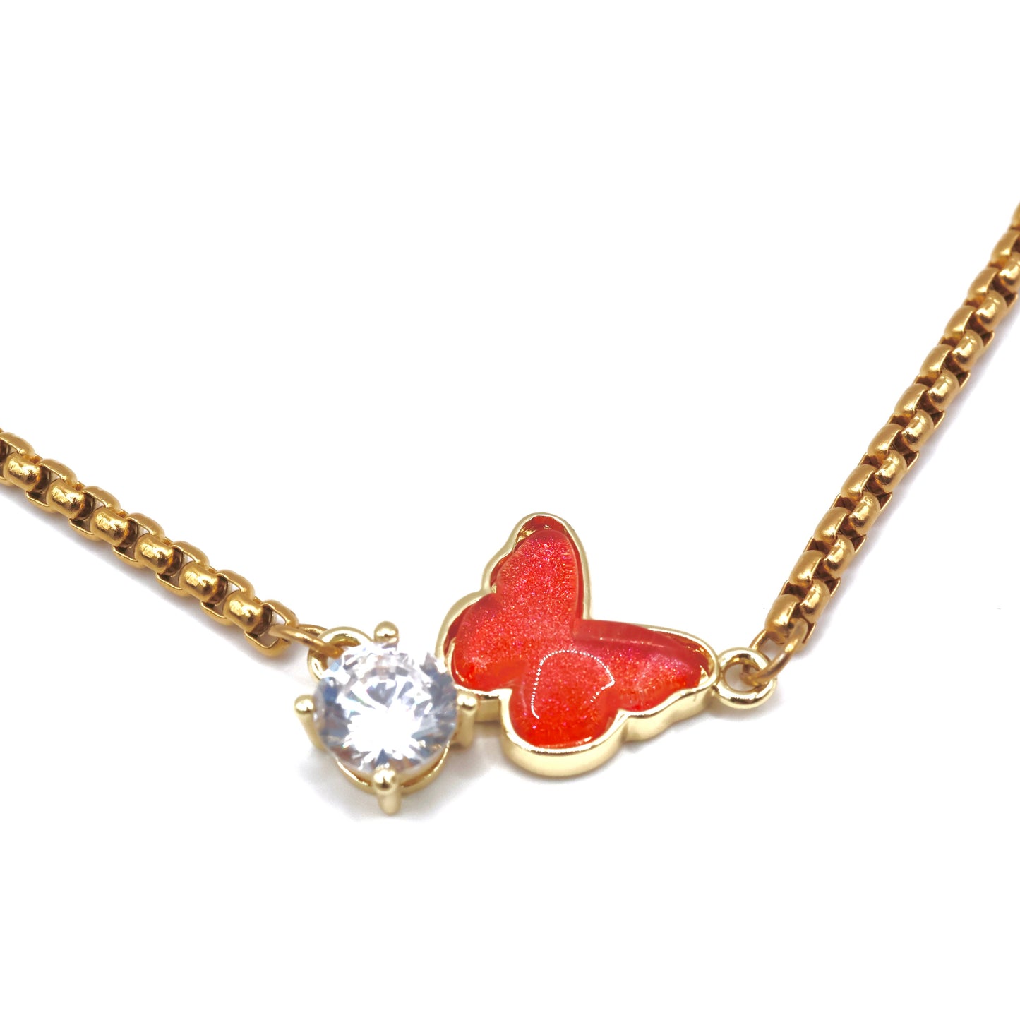 AURORA Charm Gold Bracelet detail – CCaura
