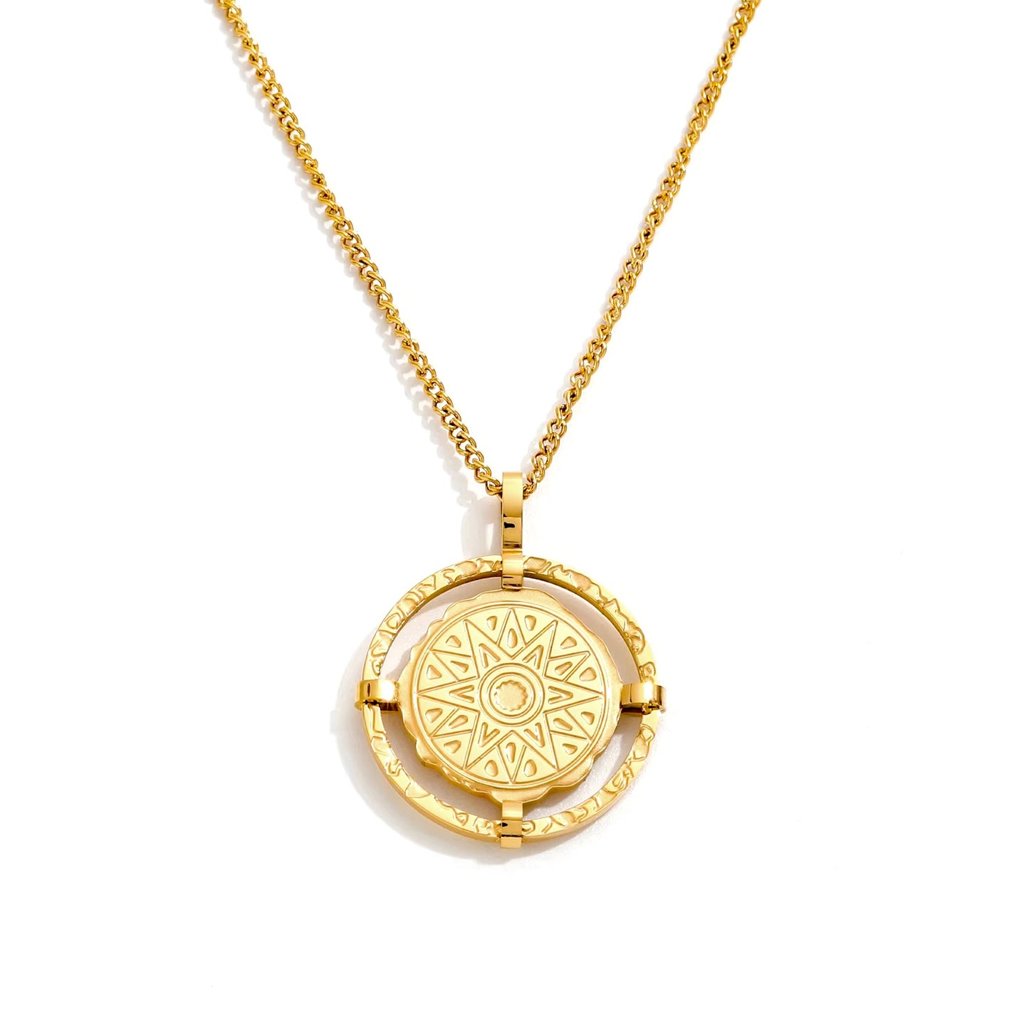 SAHARA CHARM GOLD NECKLACE