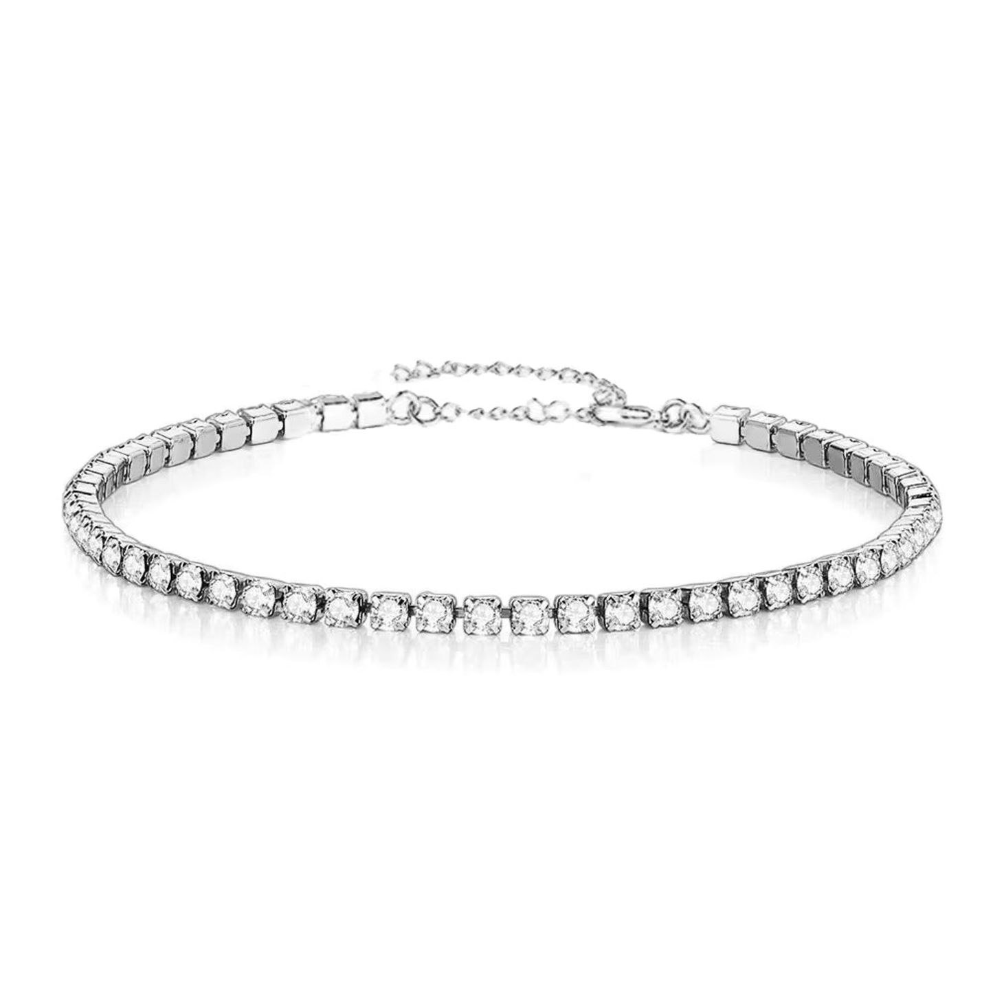 STELLA Silver Tennis Bracelet – CCaura