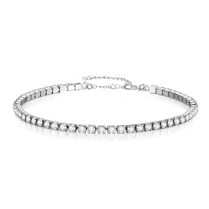 STELLA Silver Tennis Bracelet – CCaura