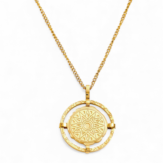 SAHARA CHARM GOLD NECKLACE