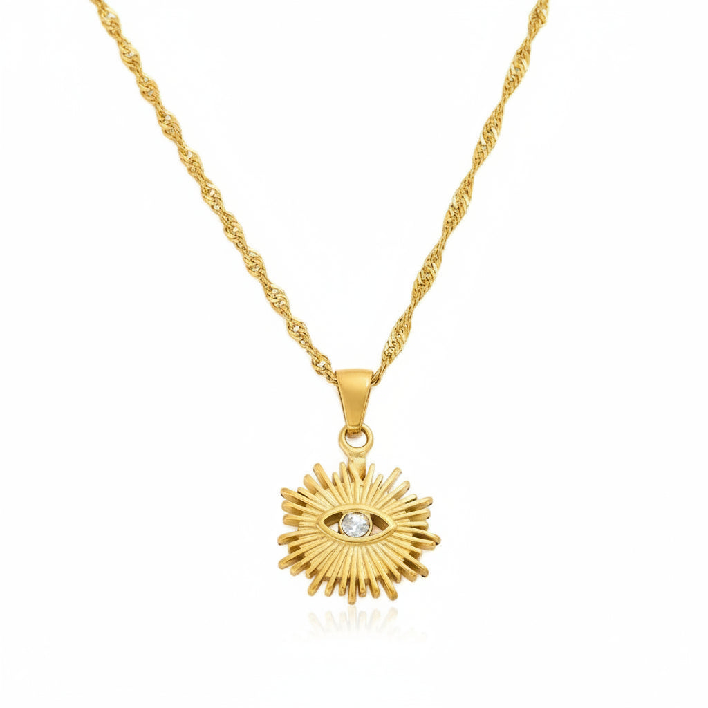 AURA EYE GOLD NECKLACE
